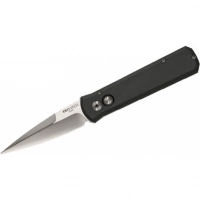 Автоматический складной нож Godson™ Solid Black Handle, Satin Blade купить в Мурманске