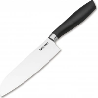 Кухонный нож шефа Bker Core Santoku, 163 мм, сталь X50CrMoV15, рукоять пластик купить в Мурманске