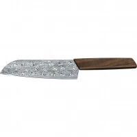 Кухонный нож Victorinox SANTOKU Limited, сталь дамаск, 17 см, рукоять орех, подарочная упаковка купить в Мурманске