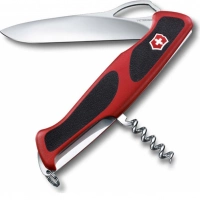 Нож перочинный Victorinox RangerGrip 63, сталь X55CrMo14, рукоять полиамид, красно-чёрный купить в Мурманске