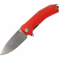 Нож складной LionSteel KUR OR G10 Orange Flipper, сталь Uddeholm Sleipner®, стеклотекстолит, оранжевый купить в Мурманске