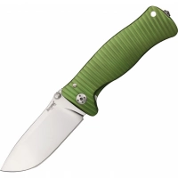 Нож складной LionSteel SR1A GS GREEN, сталь D2 Satin Finish, рукоять алюминий (Solid®), зелёный купить в Мурманске