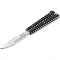 Складной нож-бабочка Boker Plus Balisong, сталь Satin Finish 440C, рукоять G-10 купить в Мурманске