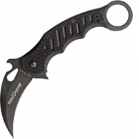 Складной нож Fox Karambit, сталь N690, рукоять стеклотекстолит G-10, чёрный купить в Мурманске