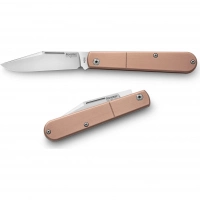 Складной нож LionSteel Barlow Slim Shuffler, сталь M390, рукоять Copper купить в Мурманске