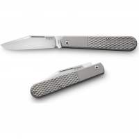 Складной нож LionSteel Barlow Slim Shuffler, сталь M390, рукоять Grey titanium купить в Мурманске