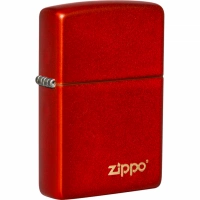 Зажигалка Classic Metallic Red ZIPPO с логотипом Zippo купить в Мурманске