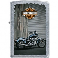 Зажигалка ZIPPO Harley-Davidson® Байк, с покрытием Street Chrome™, латунь/сталь, серебристая, 36x12x56 мм купить в Мурманске