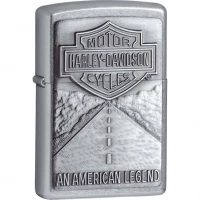 Зажигалка ZIPPO Harley-Davidson® Легенда, с покрытием Street Chrome™ купить в Мурманске