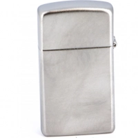 Зажигалка ZIPPO Slim® с покрытием Satin Chrome™, латунь/сталь, серебристая, матовая, 30х10×55 мм купить в Мурманске