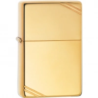 Зажигалка ZIPPO Vintage™ с покрытием High Polish Brass купить в Мурманске